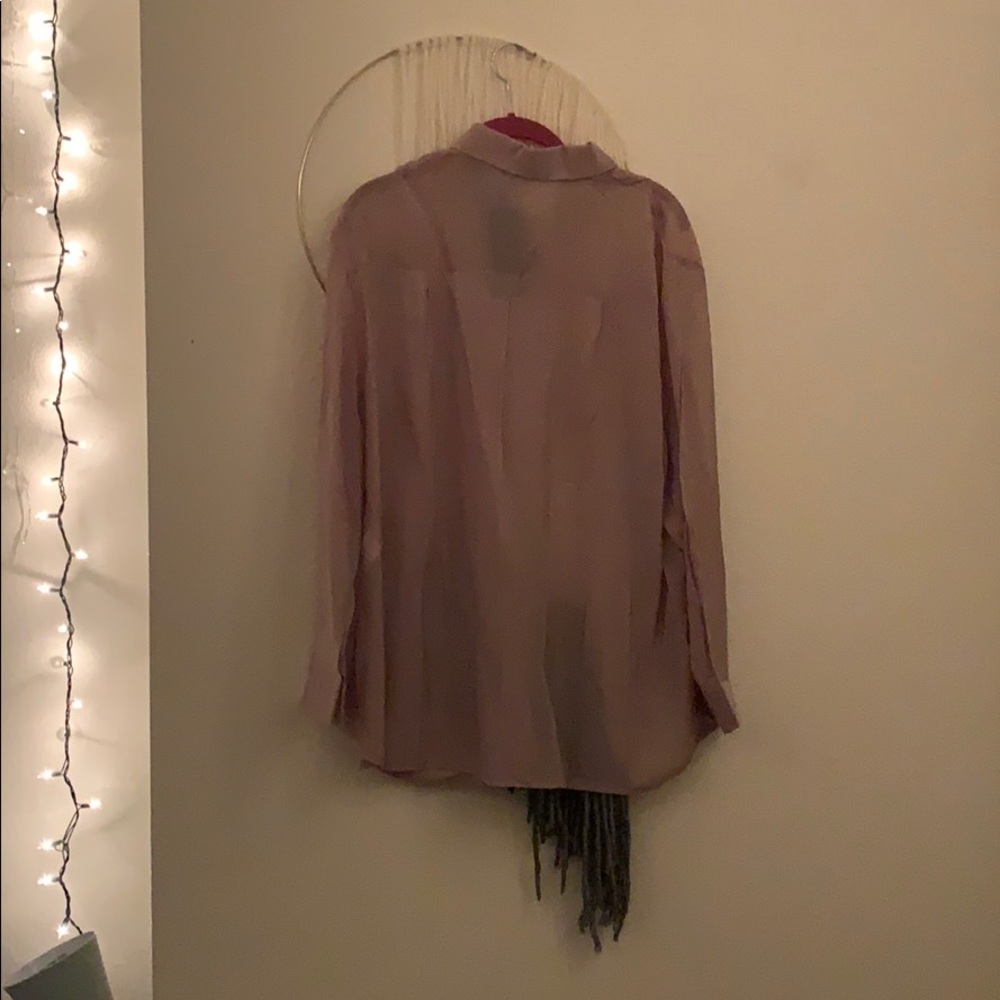 Translucent Button Up - Picture 2 of 2